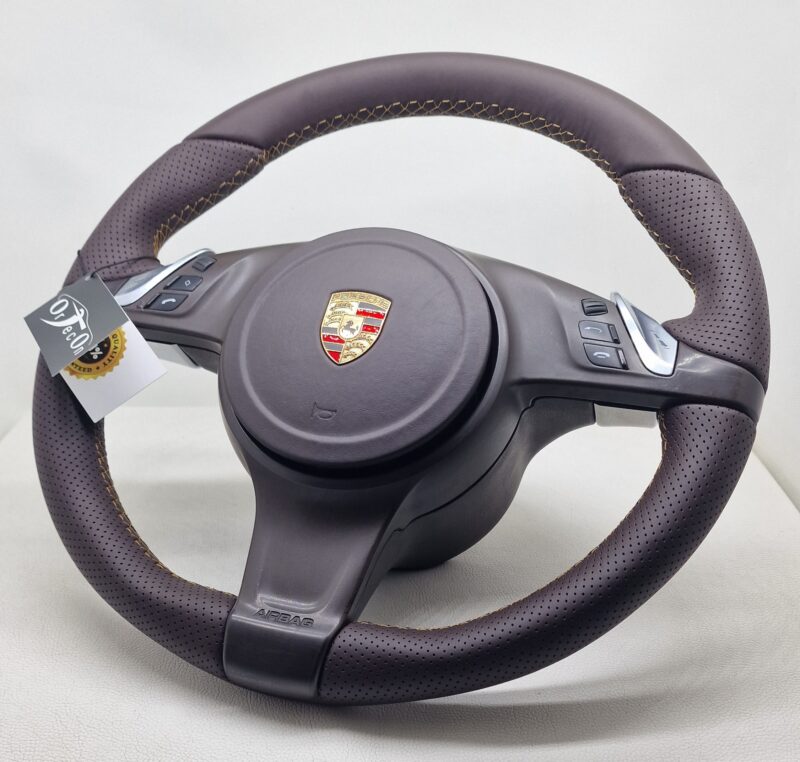 Tapizado volante Porsche 911 macan Cayenne panamera Cayman by ORTECON®