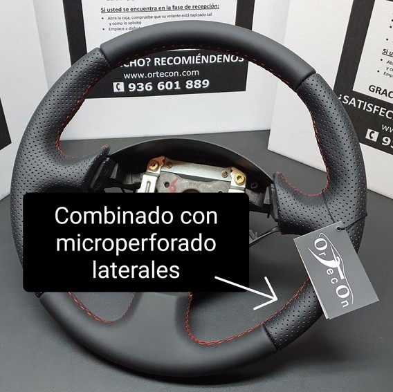 Cita Premium para tapizado de volante en ALCANTARA® (Con entrega el mismo  día) - En nuestra sede central de Barcelona - Configura tus extras y  personaliza tu volante ORTECON® - Ortecon